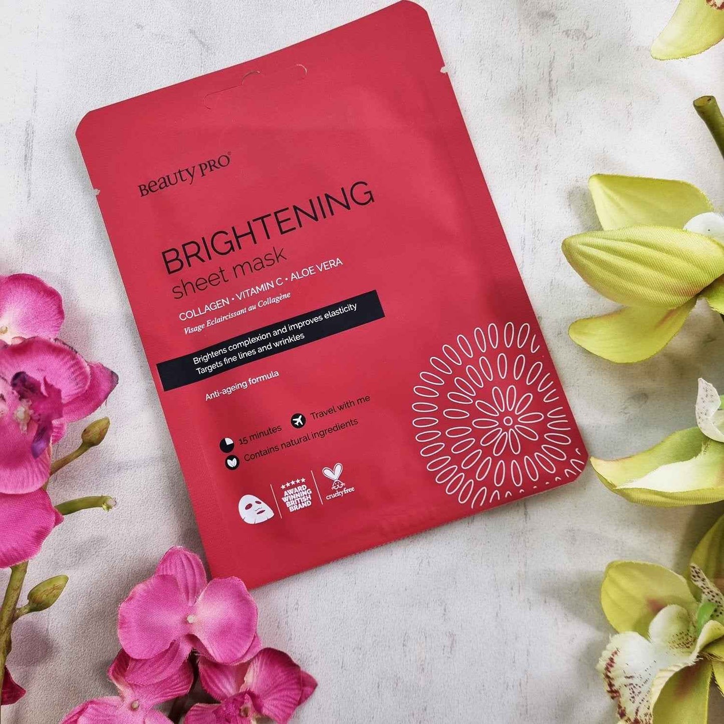 BRIGHTENING Collagen Sheet Mask with Vitamin C