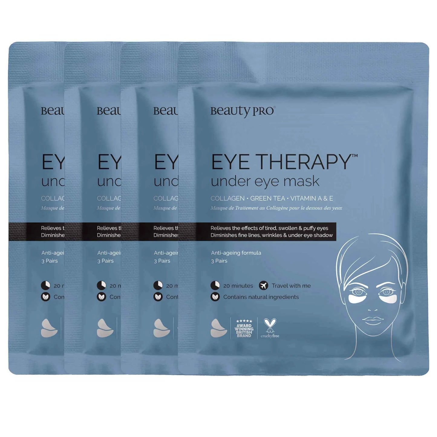 EYE THERAPY Under Eye Mask (3 pairs)