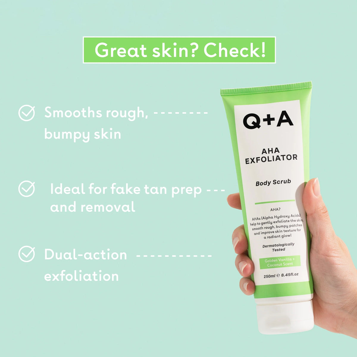 AHA Exfoliator Body Scrub 250ml - Fairbeauty