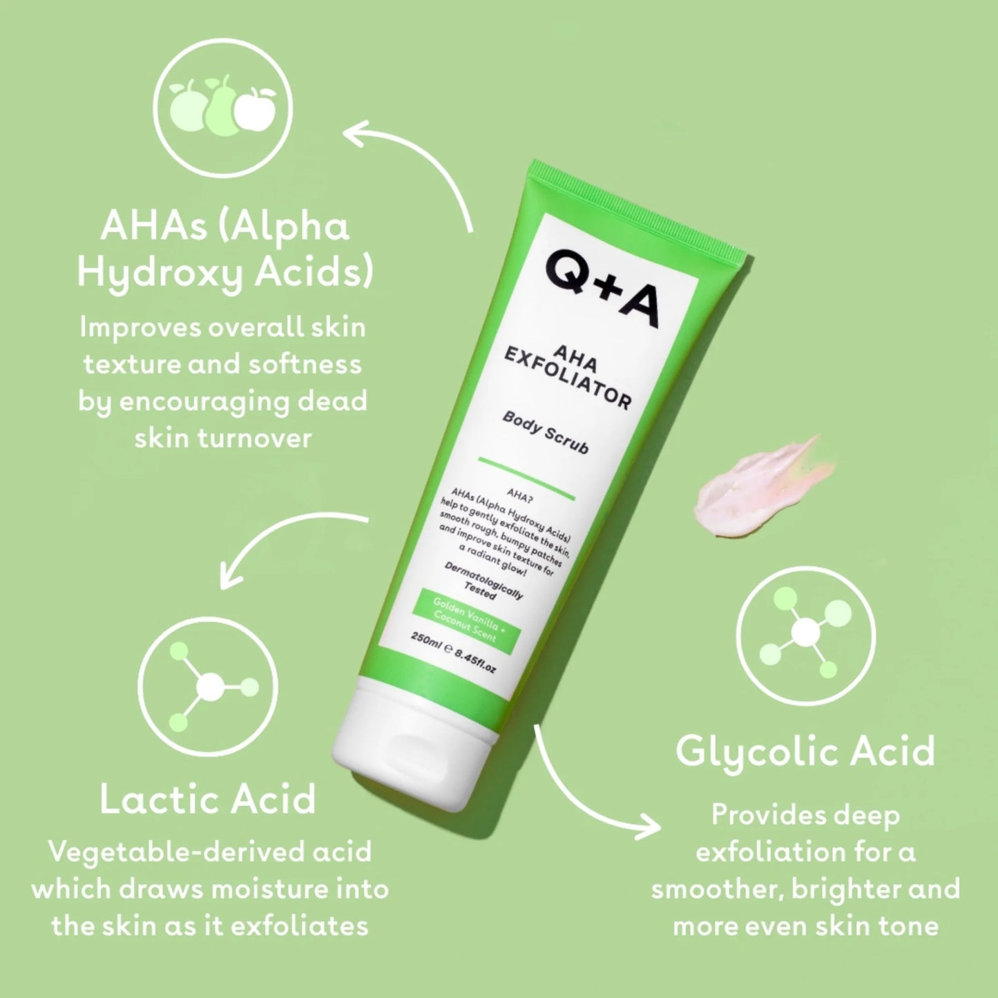 AHA Exfoliator Body Scrub 250ml - Fairbeauty