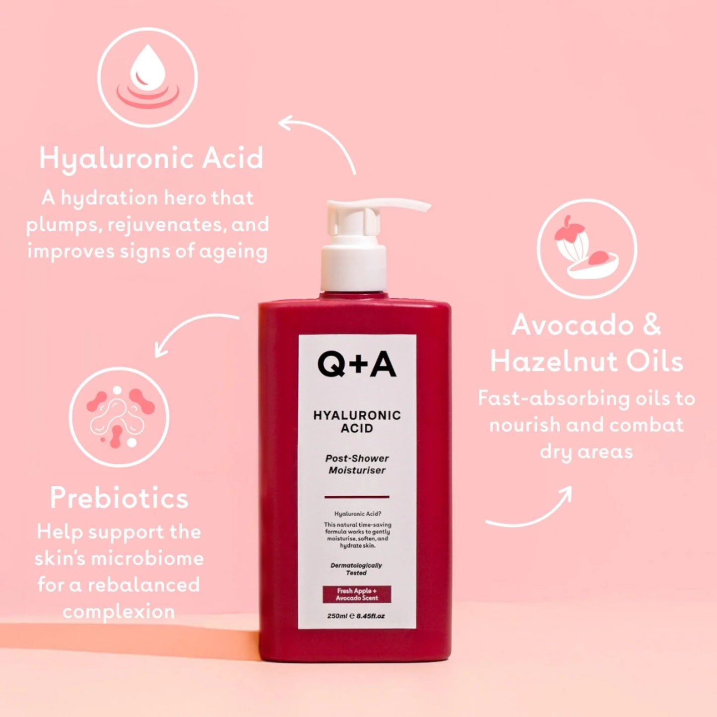 Hyaluronic Acid Post Shower Moisturizer 250ml