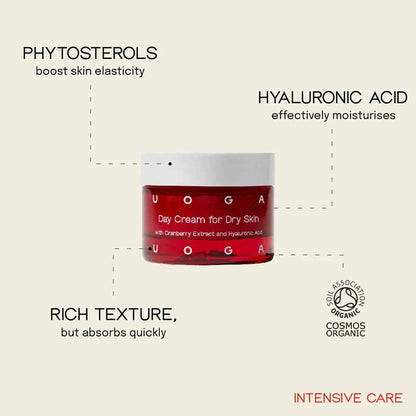Hydrating Day Cream with Cranberry & Hyaluronic Acid 40ml