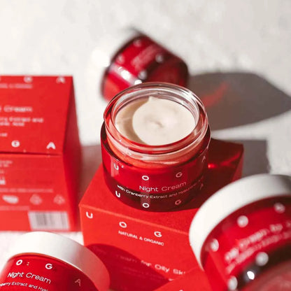 Nourishing Night Cream with Cranberry & Hyaluronic Acid 40ml